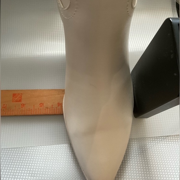 Madden NYC Elegant Off White Heeled Boots for Women Size 11 - Picture 10 of 14